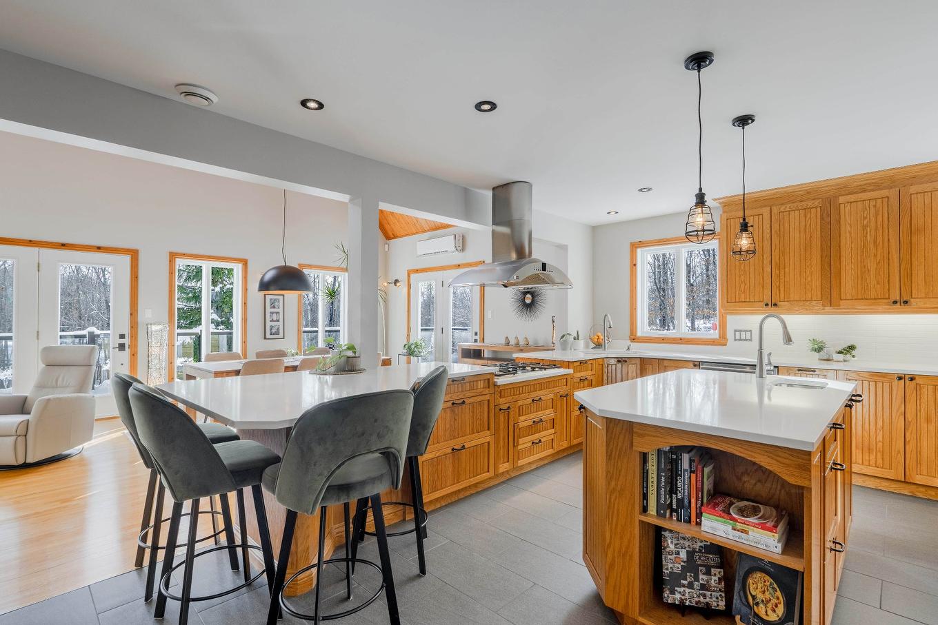 Kitchen - 2270 Ch. Deschesne, Saint-Denis-De-Brompton, QC - Indoor Photo Showing Kitchen With Upgraded Kitchen
