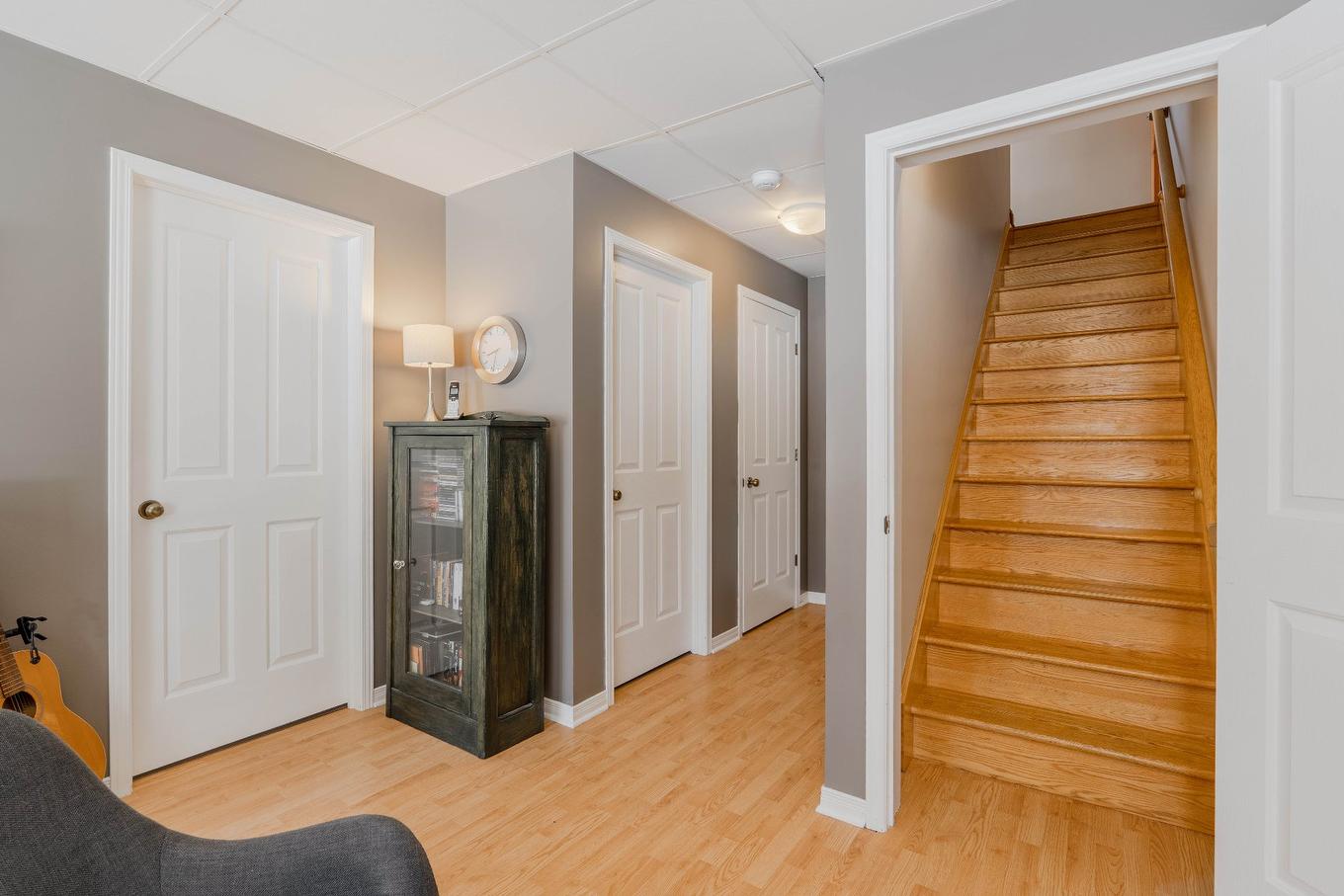Staircase - 2270 Ch. Deschesne, Saint-Denis-De-Brompton, QC - Indoor Photo Showing Other Room