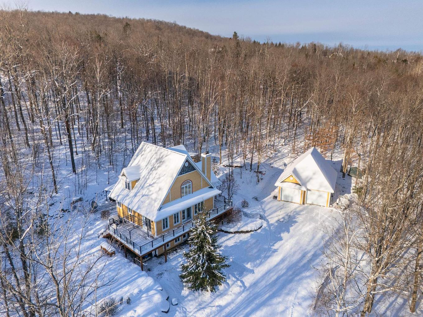 Aerial photo - 2270 Ch. Deschesne, Saint-Denis-De-Brompton, QC - Outdoor With View