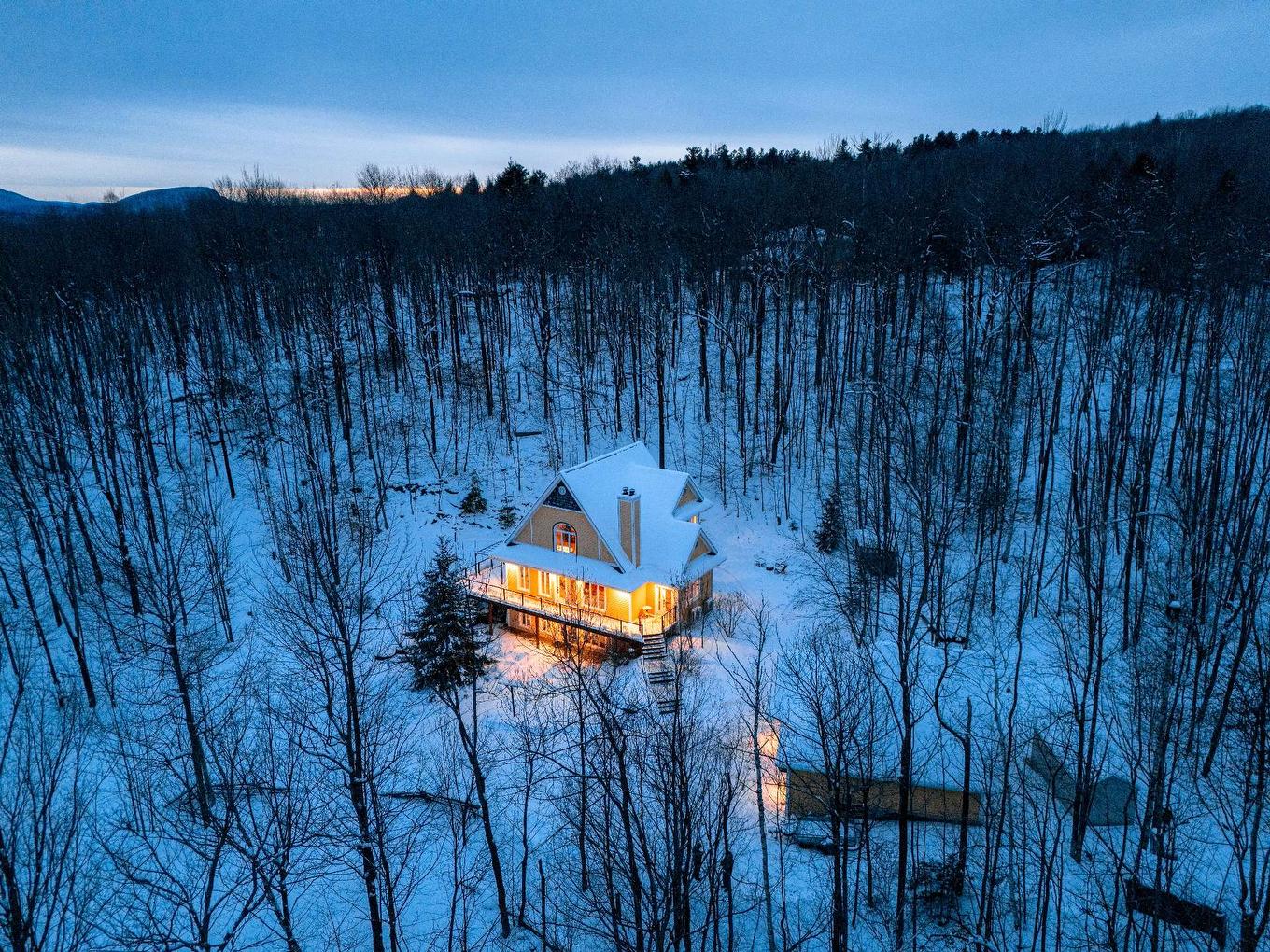 Aerial photo - 2270 Ch. Deschesne, Saint-Denis-De-Brompton, QC - Outdoor With View