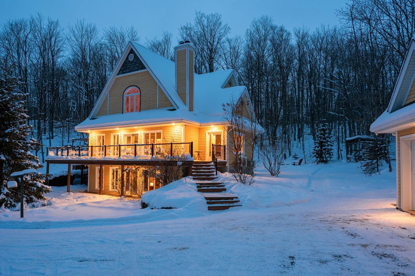 Frontage - 2270 Ch. Deschesne, Saint-Denis-De-Brompton, QC - Outdoor With Deck Patio Veranda