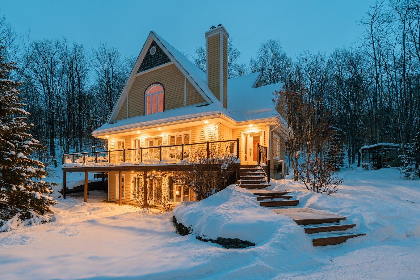 Frontage - 2270 Ch. Deschesne, Saint-Denis-De-Brompton, QC - Outdoor With Deck Patio Veranda