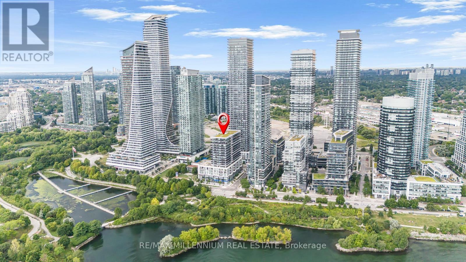 316 - 65 Annie Craig Drive N, Toronto, ON - Outdoor With Body Of Water With View