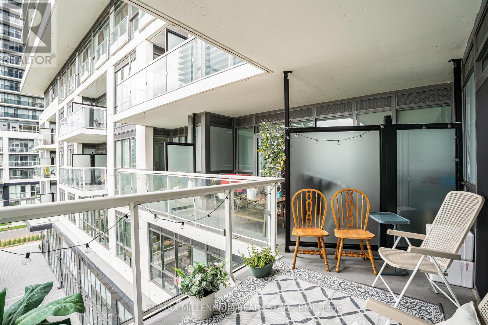 316 - 65 Annie Craig Drive N, Toronto, ON - Outdoor With Balcony With Exterior