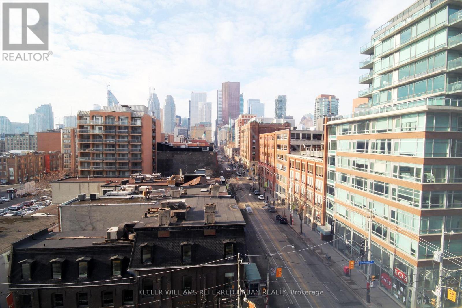 707 - 39 Sherbourne Street, Toronto, ON - Outdoor With Balcony With View