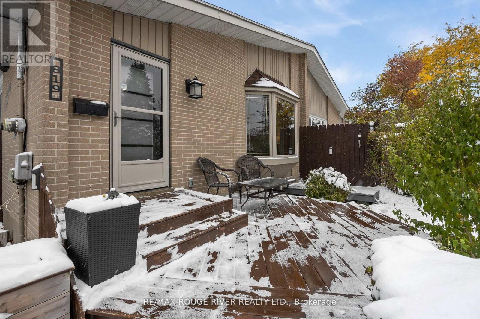 819 Sanok Drive, Pickering, ON - Outdoor With Deck Patio Veranda With Exterior