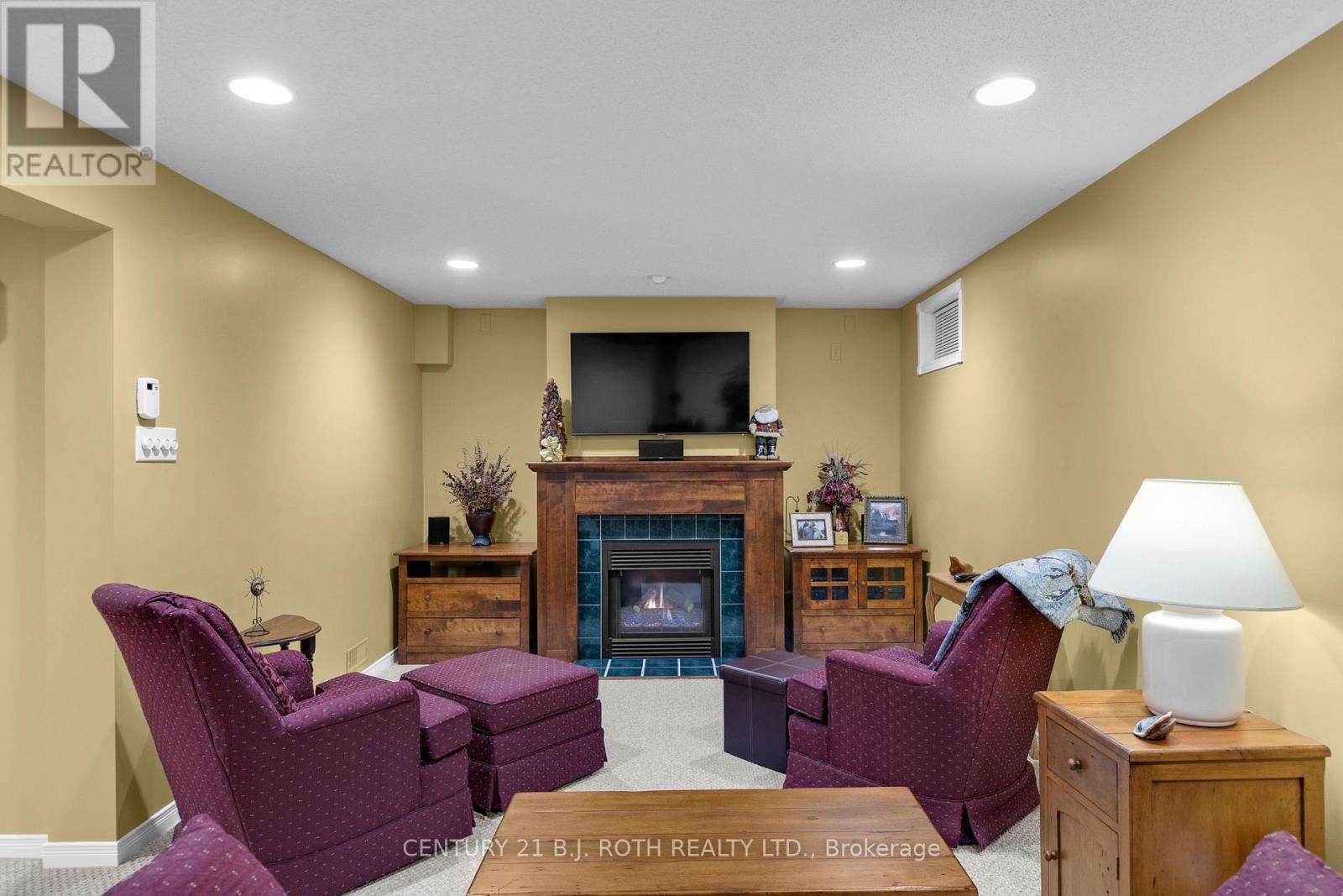 53 Benson Drive, Barrie, ON - Indoor With Fireplace