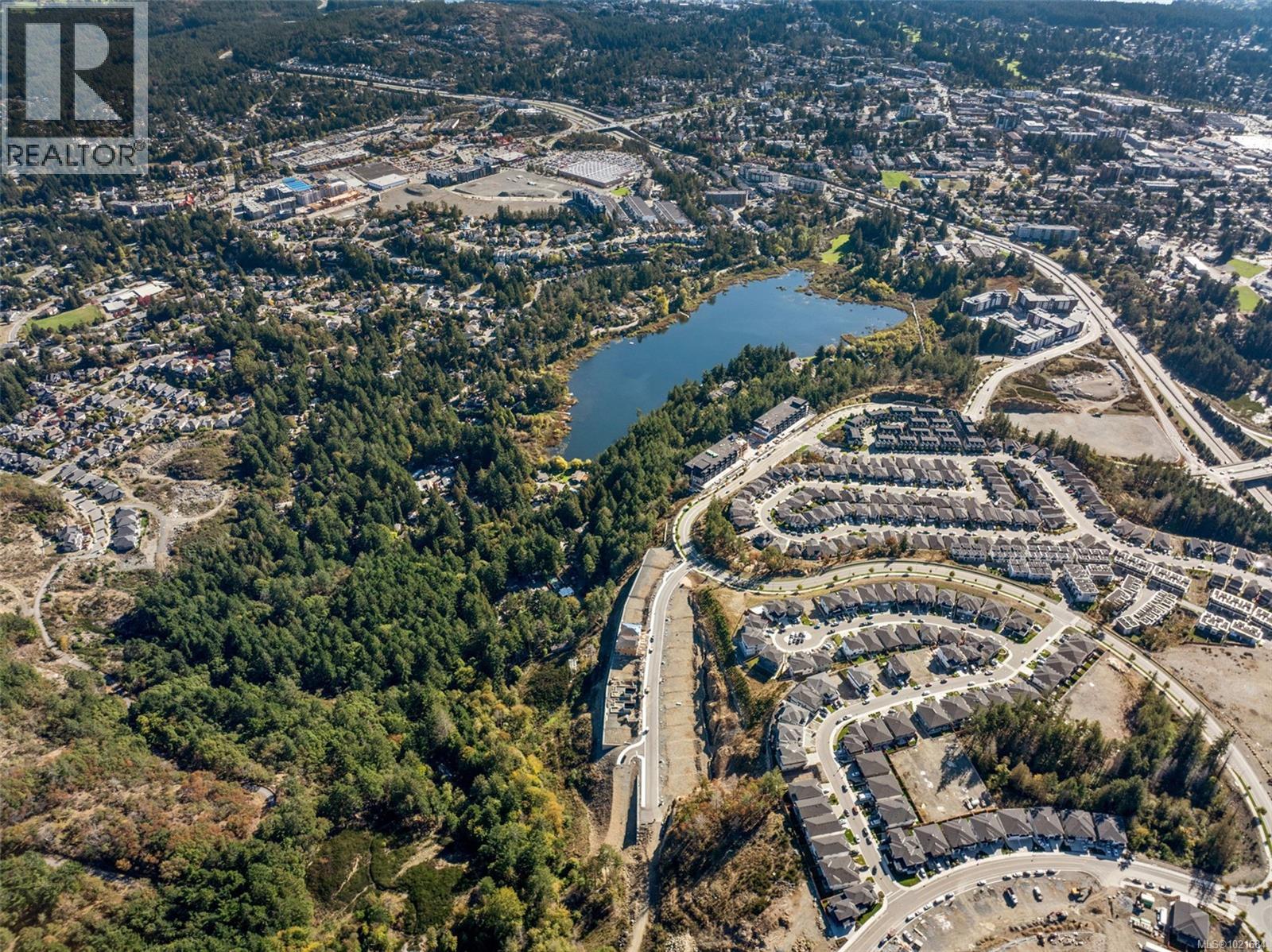 View of property location with a large body of water - 1204 Cedarbrook Way, Langford, BC