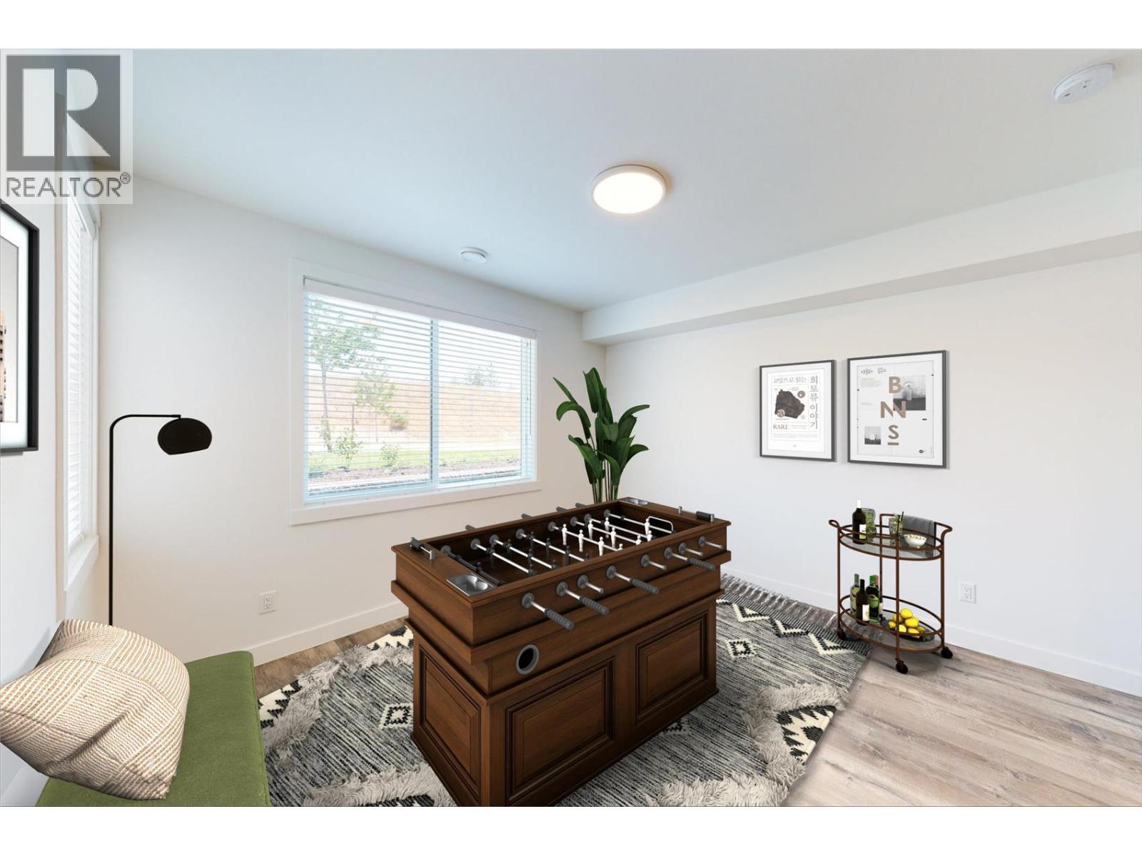 Virtual Staging - Lower Floor - Games Room - 610 Academy Way Unit# 118, Kelowna, BC - Indoor Photo Showing Bedroom