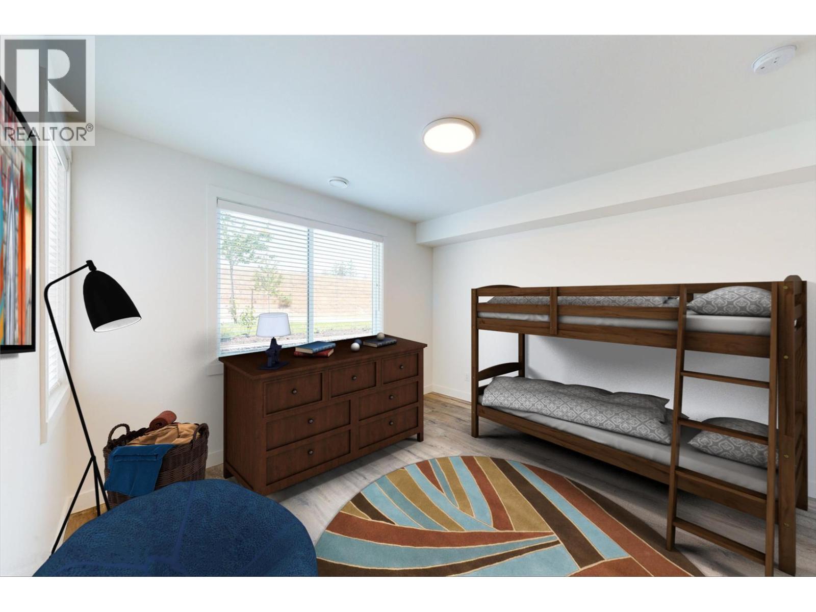 Virtual Staging - Lower Floor - Kids Room - 610 Academy Way Unit# 118, Kelowna, BC - Indoor Photo Showing Bedroom