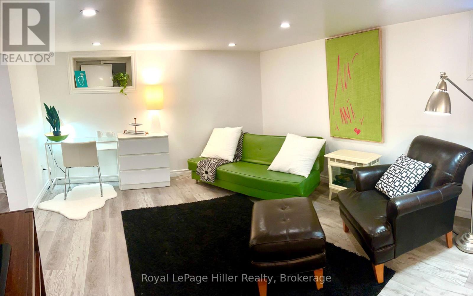 Living Room - Lower Unit - 82 Queen Street, Stratford, ON