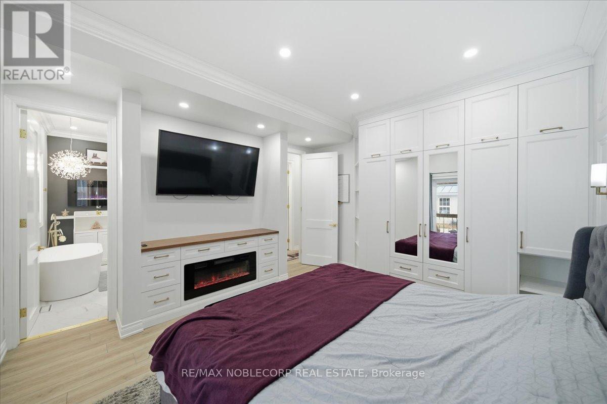 Main - 18 Florida Crescent, Toronto, ON - Indoor Photo Showing Bedroom With Fireplace