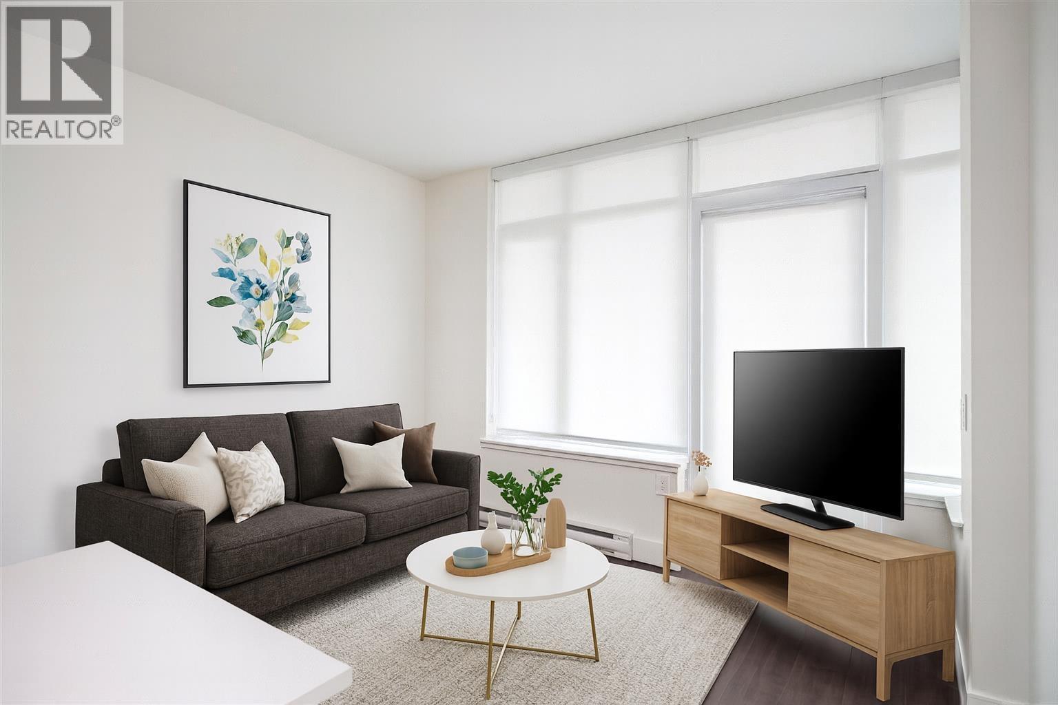 408 258 Nelson'S Court, New Westminster, BC - Indoor Photo Showing Living Room