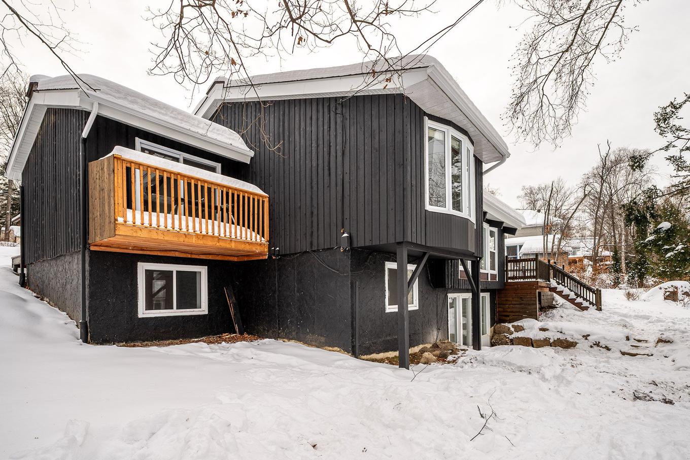 Back facade - 652 Ch. Des Pins E., Saint-Sauveur, QC - Outdoor With Exterior