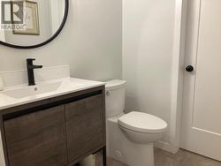 main floor powder room -