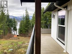 peak a boo view of Shuswap Lake & Copper Island -