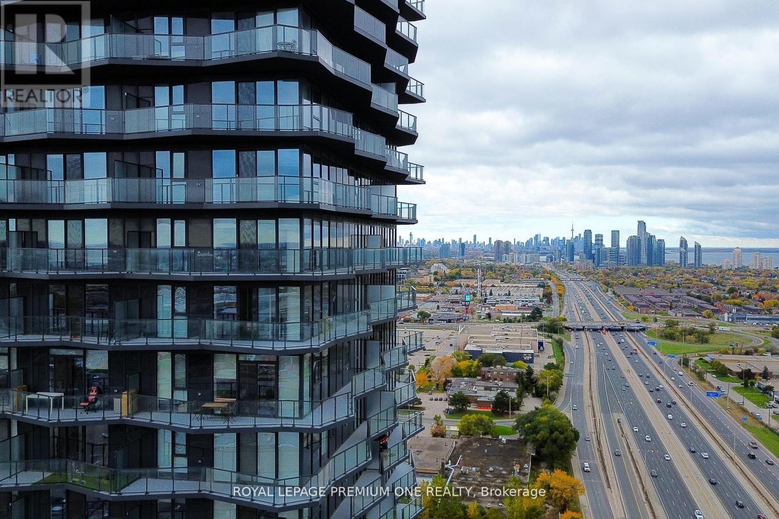 1402 - 36 Zorra Street, Toronto, ON - Outdoor With Balcony