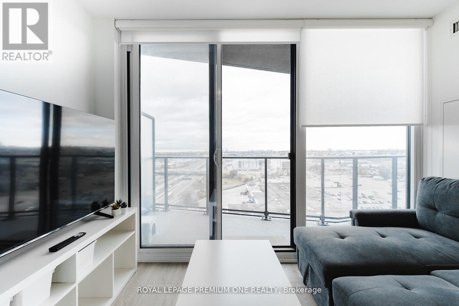 1402 - 36 Zorra Street, Toronto, ON - Indoor Photo Showing Living Room