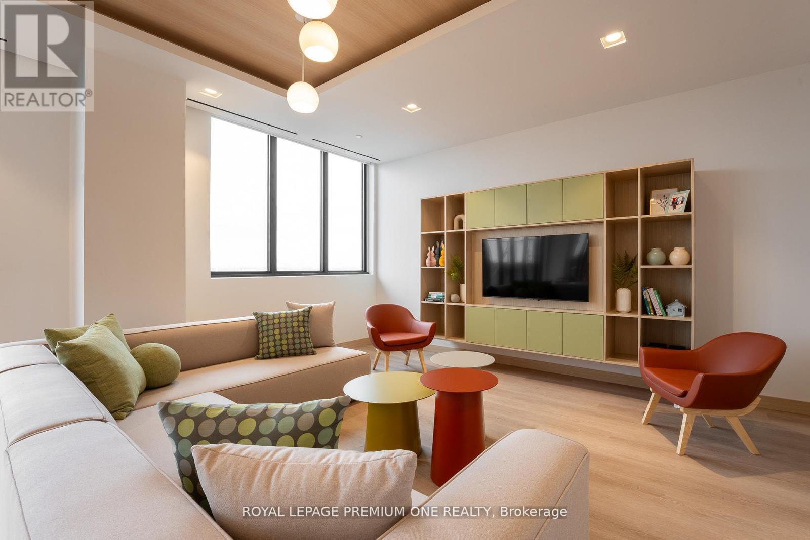 1402 - 36 Zorra Street, Toronto, ON - Indoor Photo Showing Living Room