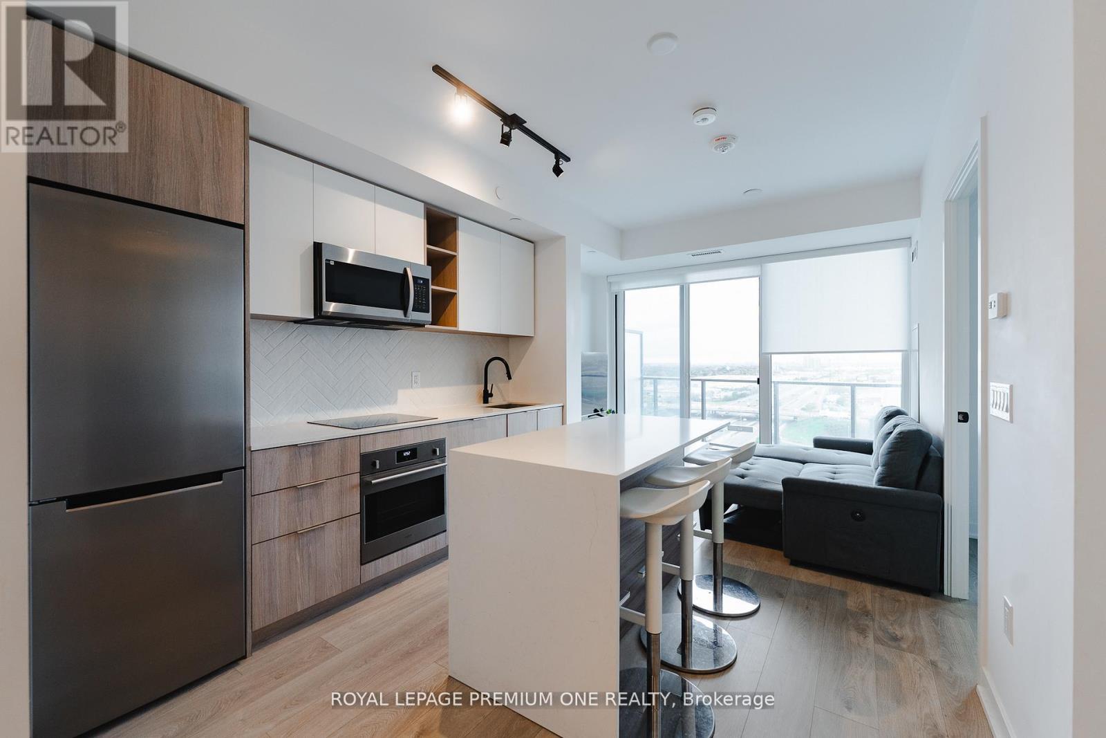 1402 - 36 Zorra Street, Toronto, ON - Indoor Photo Showing Kitchen With Stainless Steel Kitchen