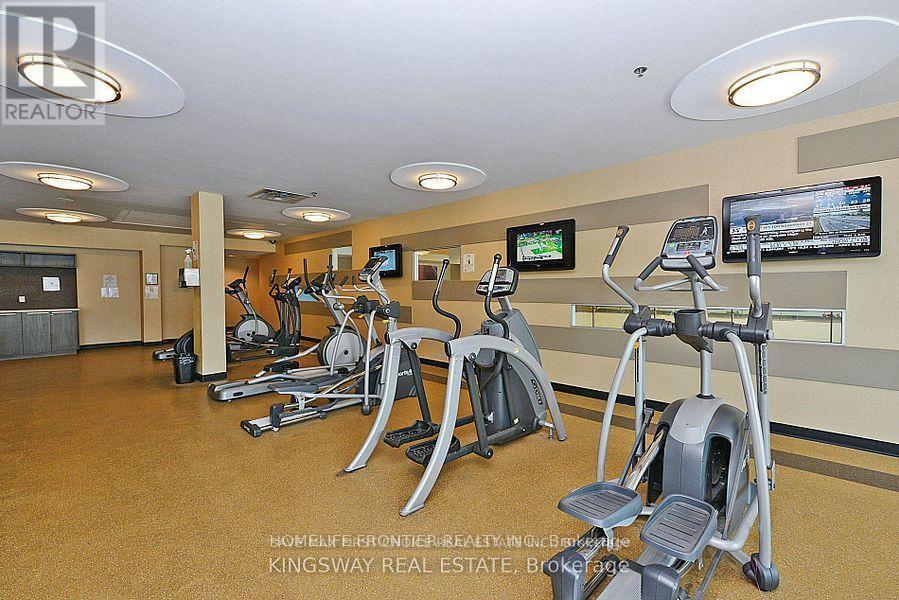 2607 - 80 Absolute Avenue, Mississauga, ON - Indoor Photo Showing Gym Room