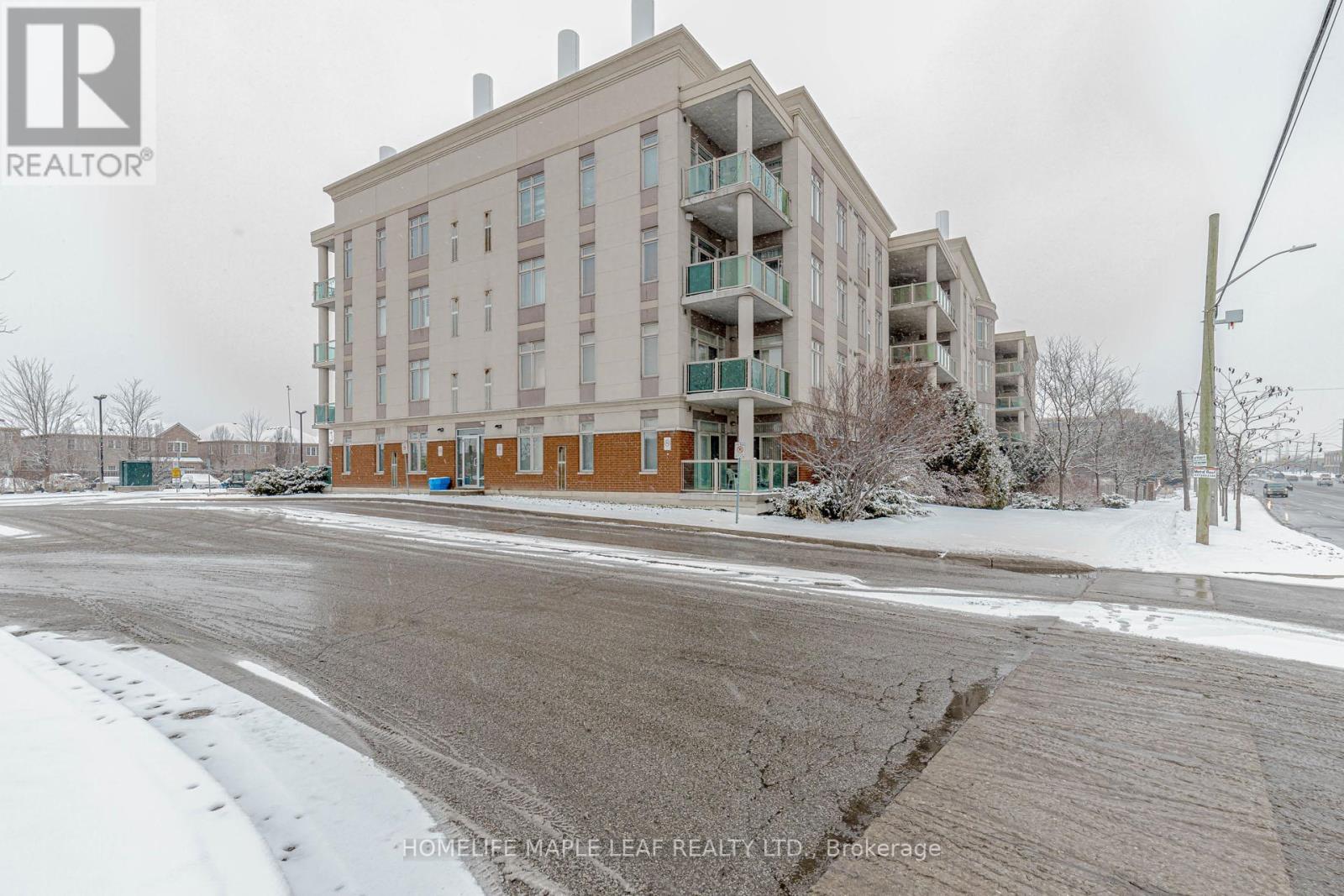 404 - 7340 Markham Road, Markham, ON - Outdoor With Balcony With Facade