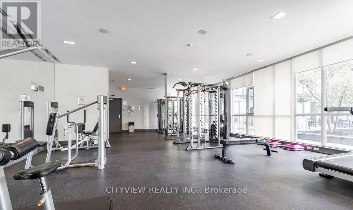 3609 - 4070 Confederation Parkway, Mississauga, ON - Indoor Photo Showing Gym Room