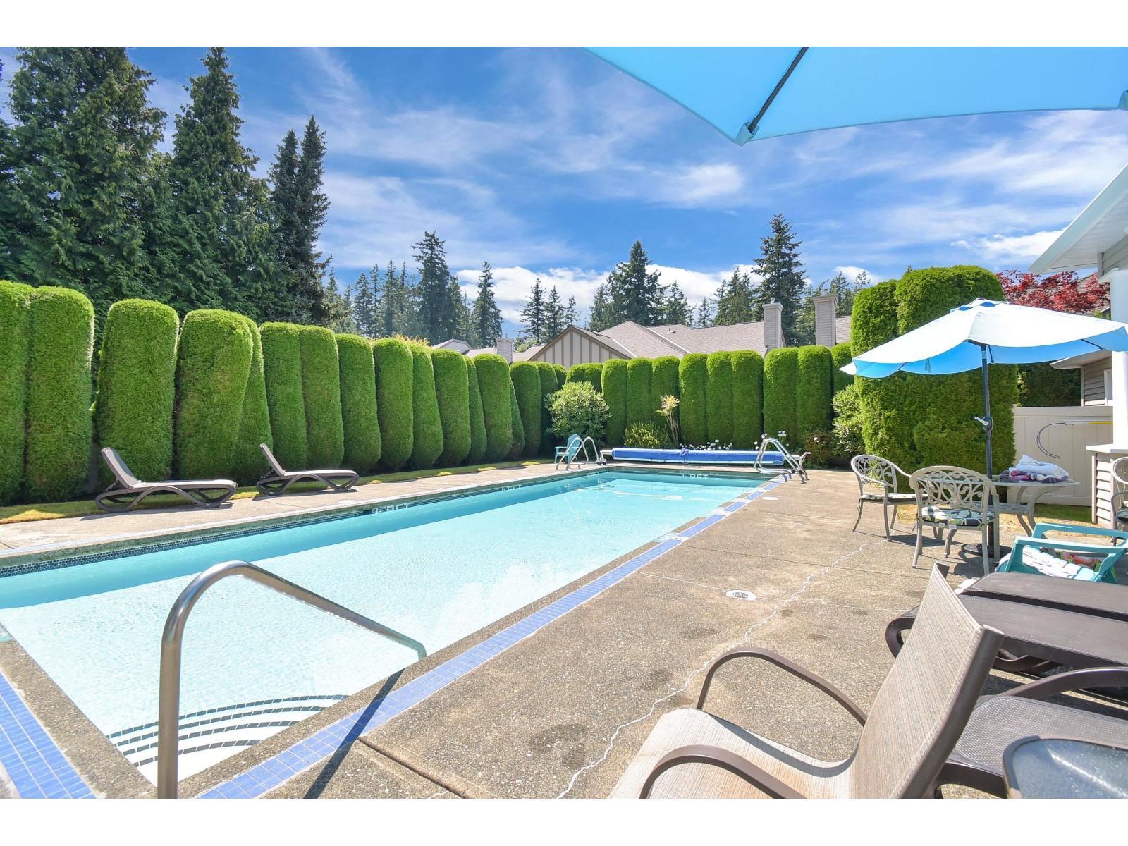 54 2533 152 Street, Surrey, BC - Outdoor With In Ground Pool With Backyard