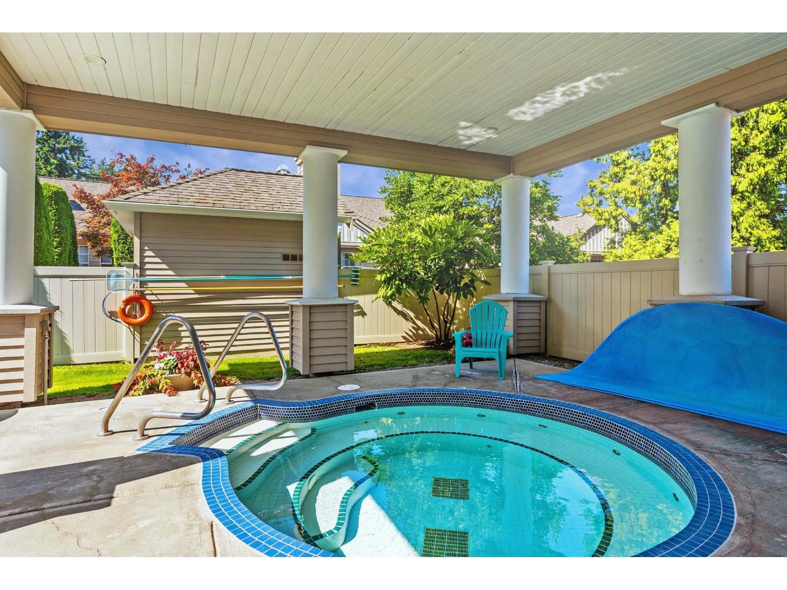 54 2533 152 Street, Surrey, BC - Outdoor With In Ground Pool With Deck Patio Veranda With Exterior