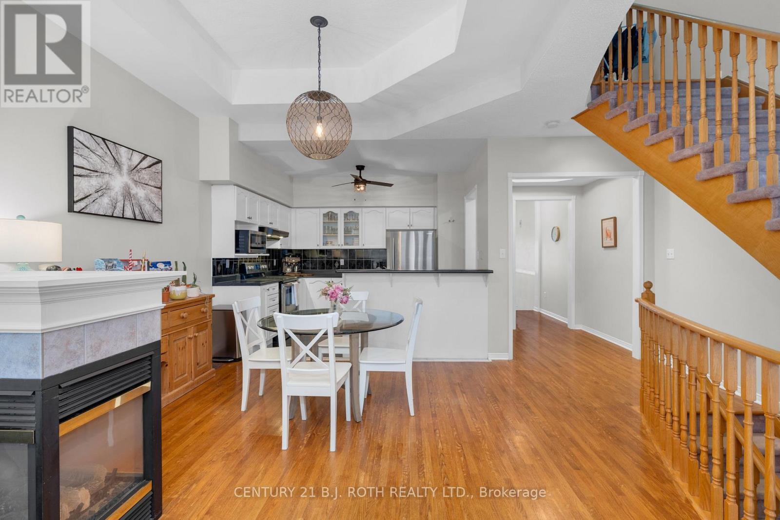 1987 Treetop Way, Pickering, ON - Indoor With Fireplace