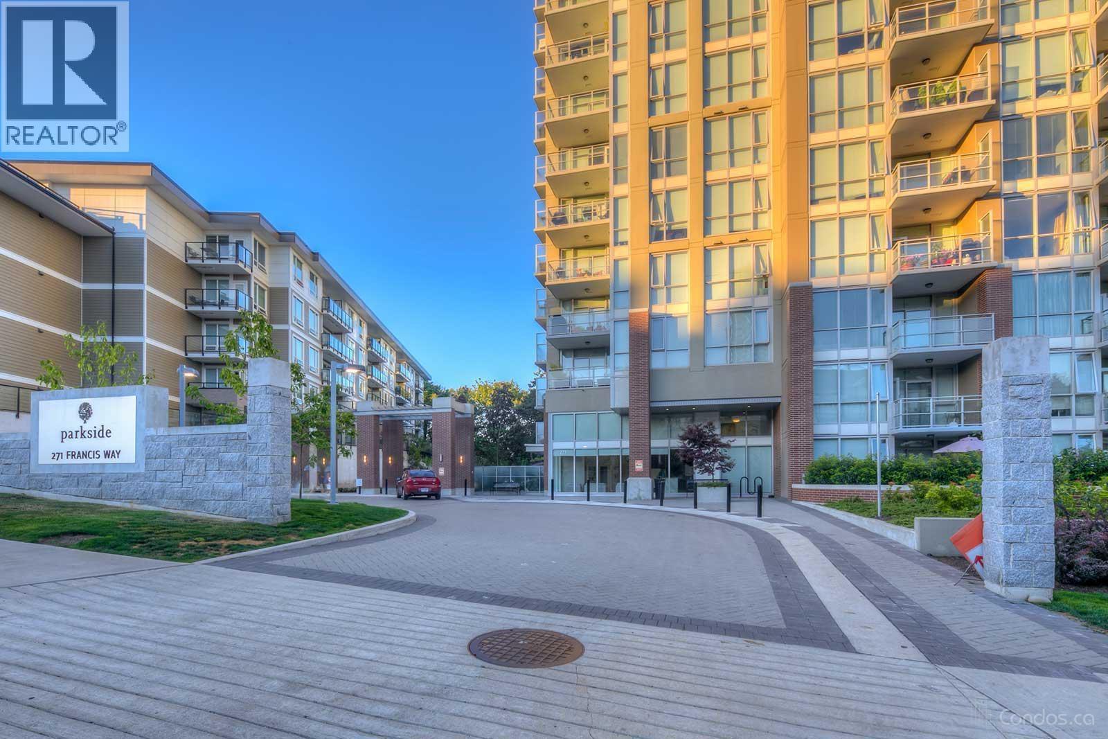1007 271 Francis Way, New Westminster, BC - Outdoor With Balcony With Facade