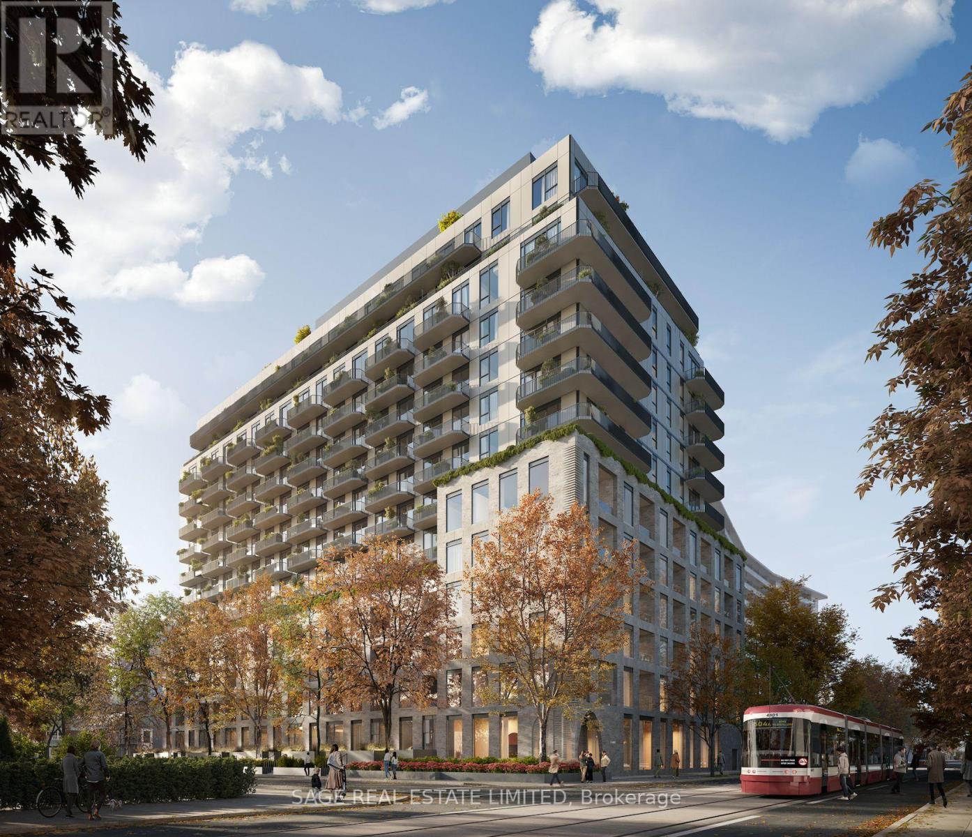 206 - 8 Temple Avenue, Toronto, ON - Outdoor With Balcony With Facade