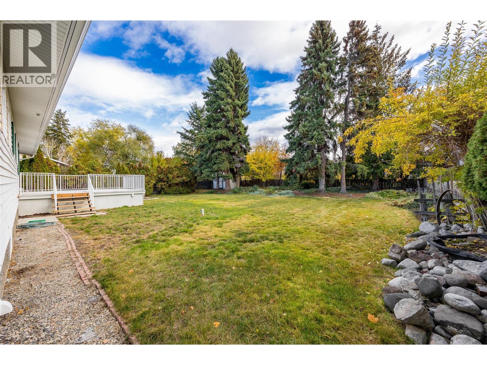 Spacious backyard space completed with fire pit, shed and pool potential! - 2757 Paula Road, West Kelowna, BC - Outdoor