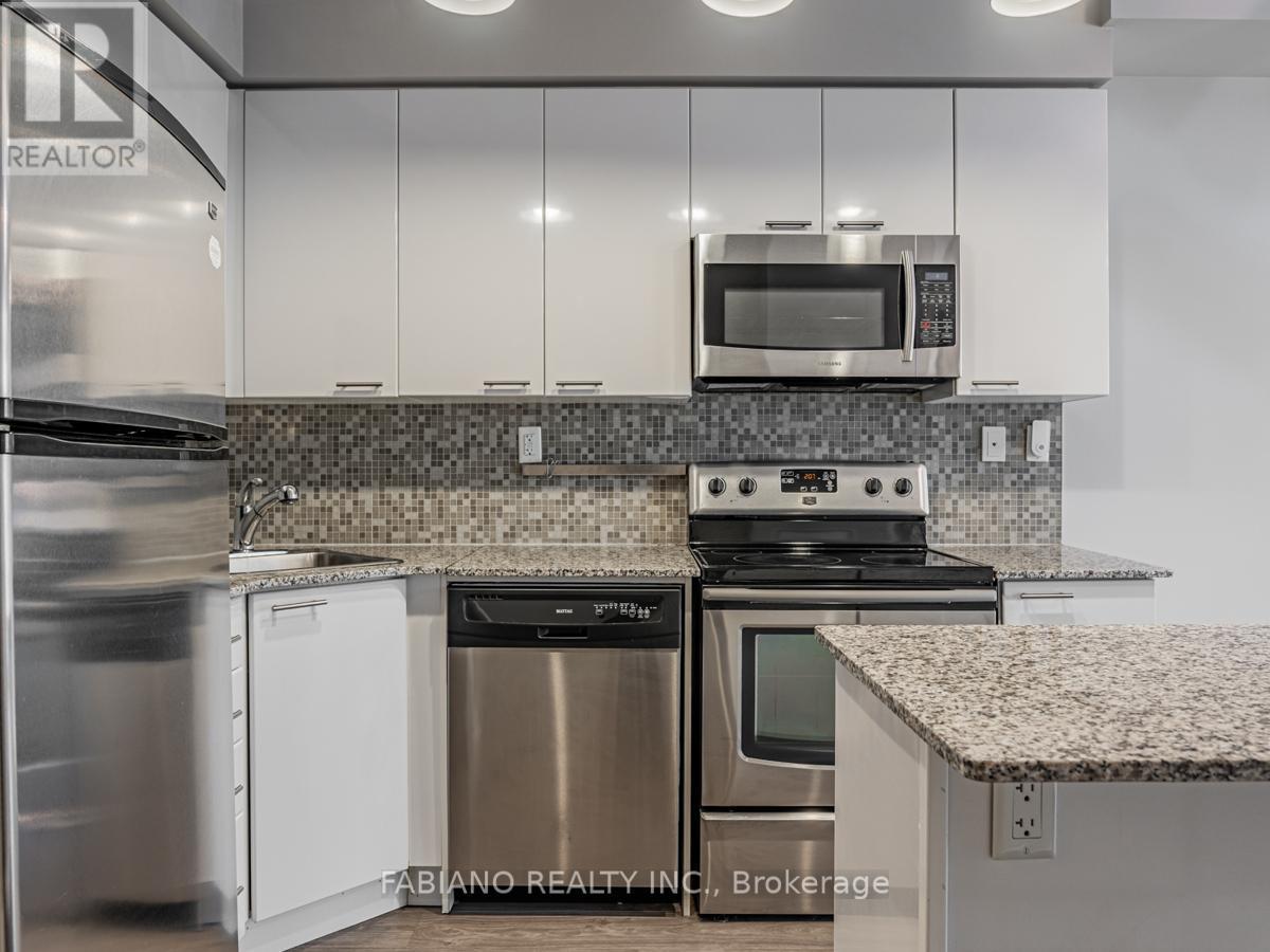 502 - 15 Bruyeres Mews, Toronto, ON - Indoor Photo Showing Kitchen With Stainless Steel Kitchen With Upgraded Kitchen