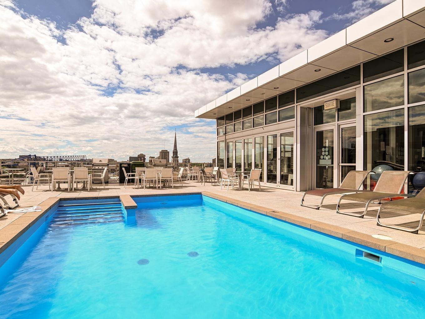 Pool - 508-1150 Rue St-Denis, Montréal (Ville-Marie), QC - Outdoor With In Ground Pool