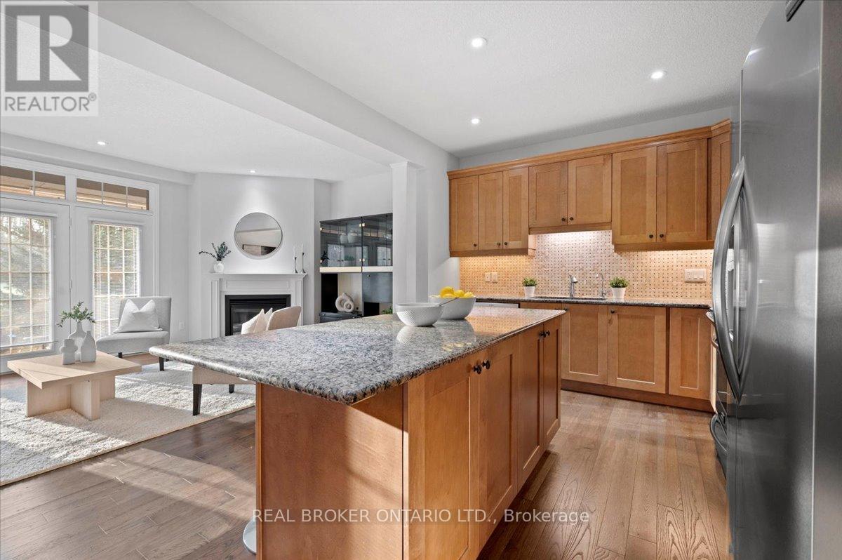 22 - 435 Winchester Drive, Waterloo, ON - Indoor Photo Showing Kitchen With Fireplace