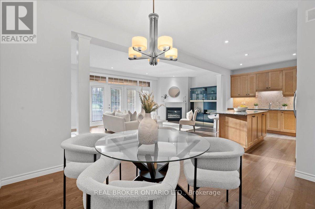 22 - 435 Winchester Drive, Waterloo, ON - Indoor Photo Showing Dining Room With Fireplace