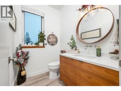 Powder room on main floor -