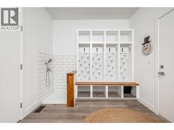 Massive laundry room with dog shower -