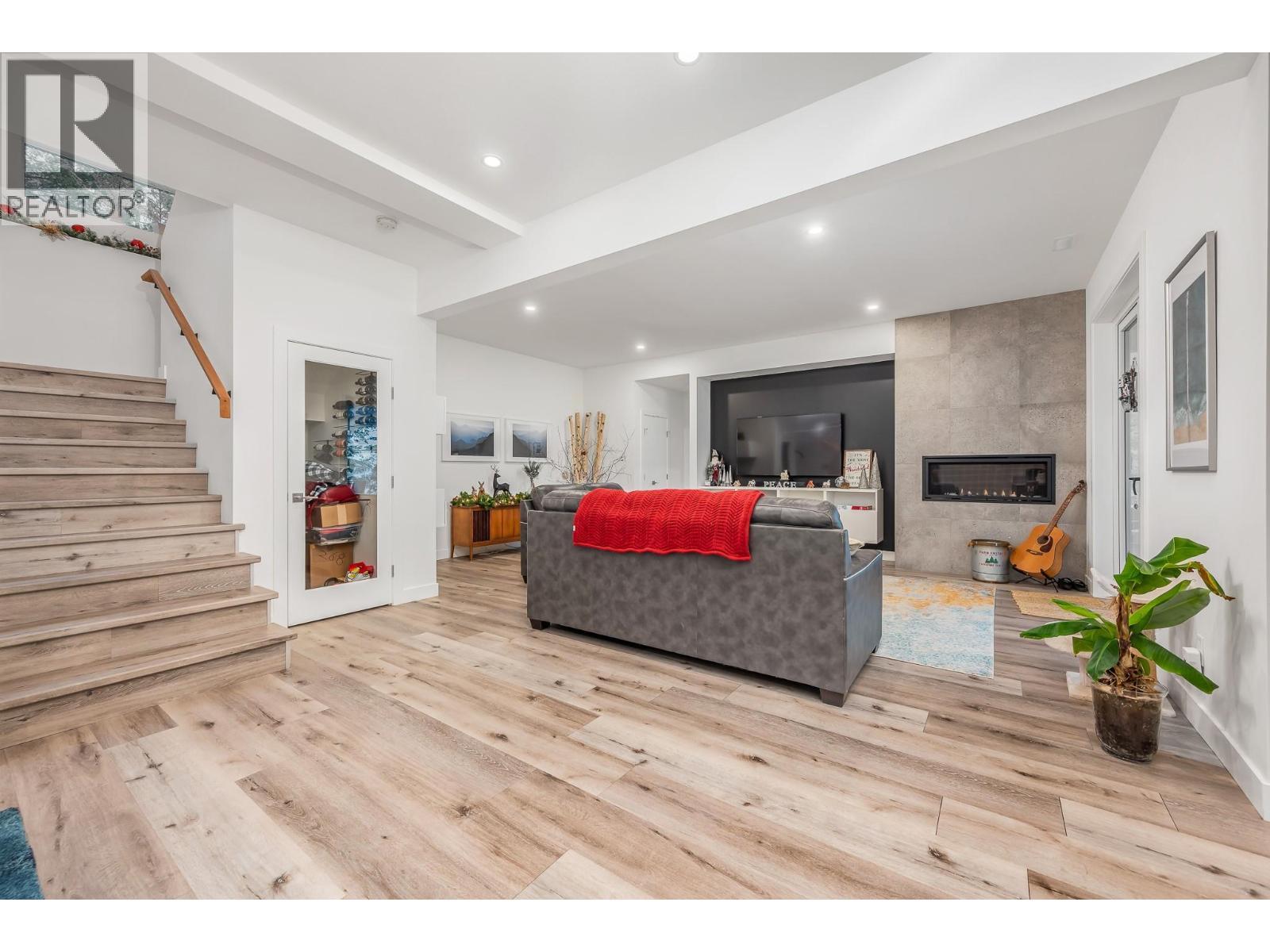 Lower level: Rec room - 9196 Tronson Road Unit# 29, Vernon, BC - Indoor With Fireplace