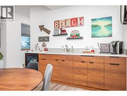 Lower level: Rec room bar -