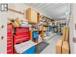 Storage next to gym under garage -