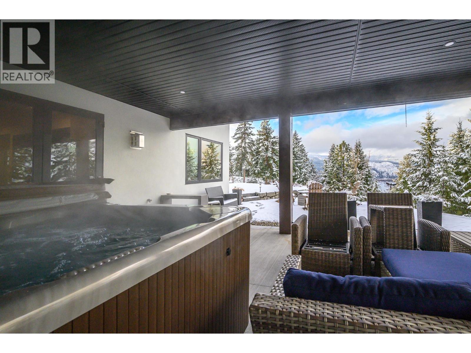 Lower level deck - 9196 Tronson Road Unit# 29, Vernon, BC -