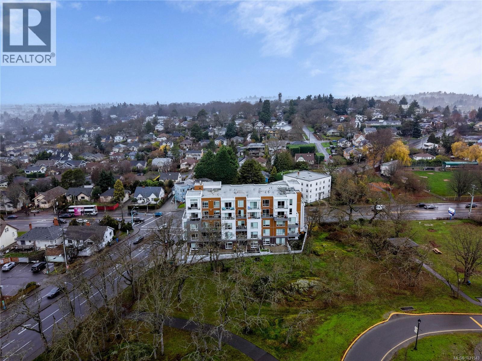 Aerial View - 1303 Hillside Ave, Victoria, BC