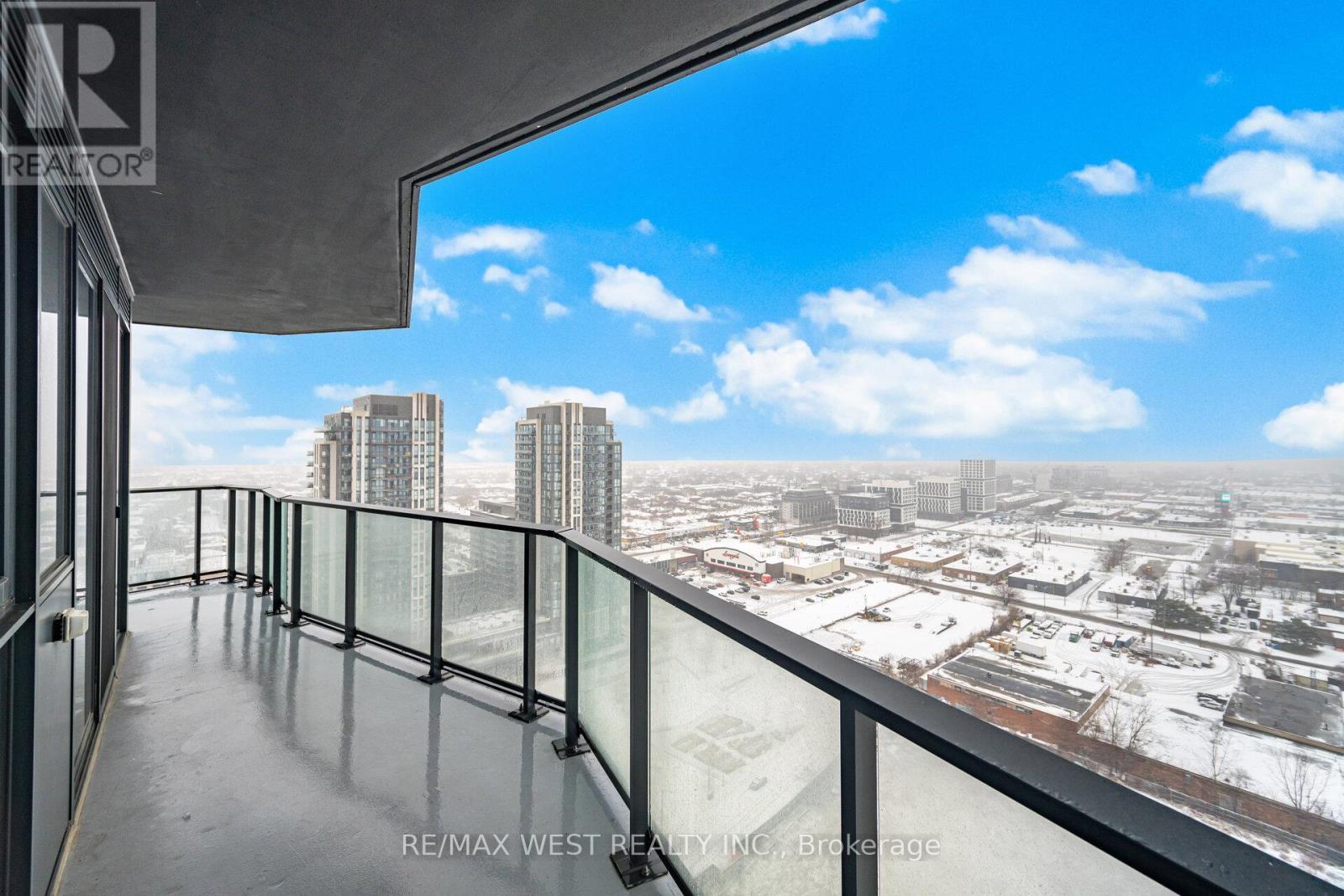 2304 - 36 Zorra Street, Toronto, ON - Outdoor With Balcony With View With Exterior