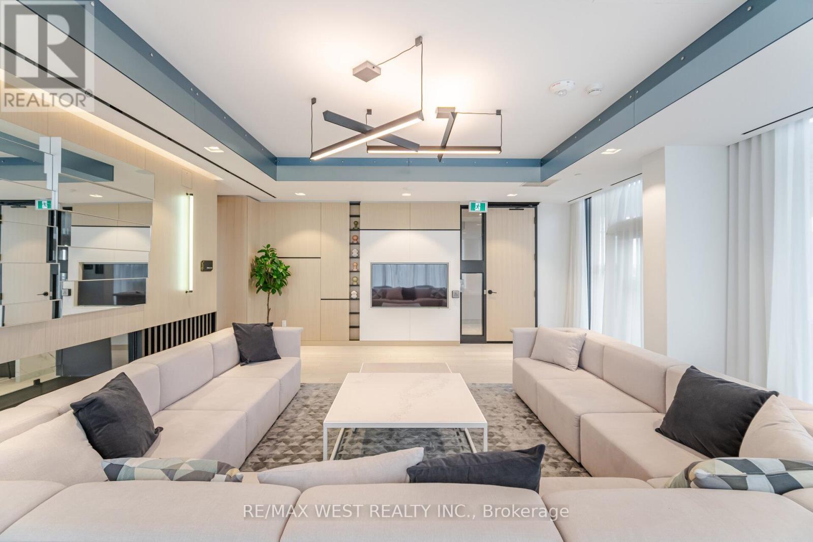 2304 - 36 Zorra Street, Toronto, ON - Indoor Photo Showing Living Room