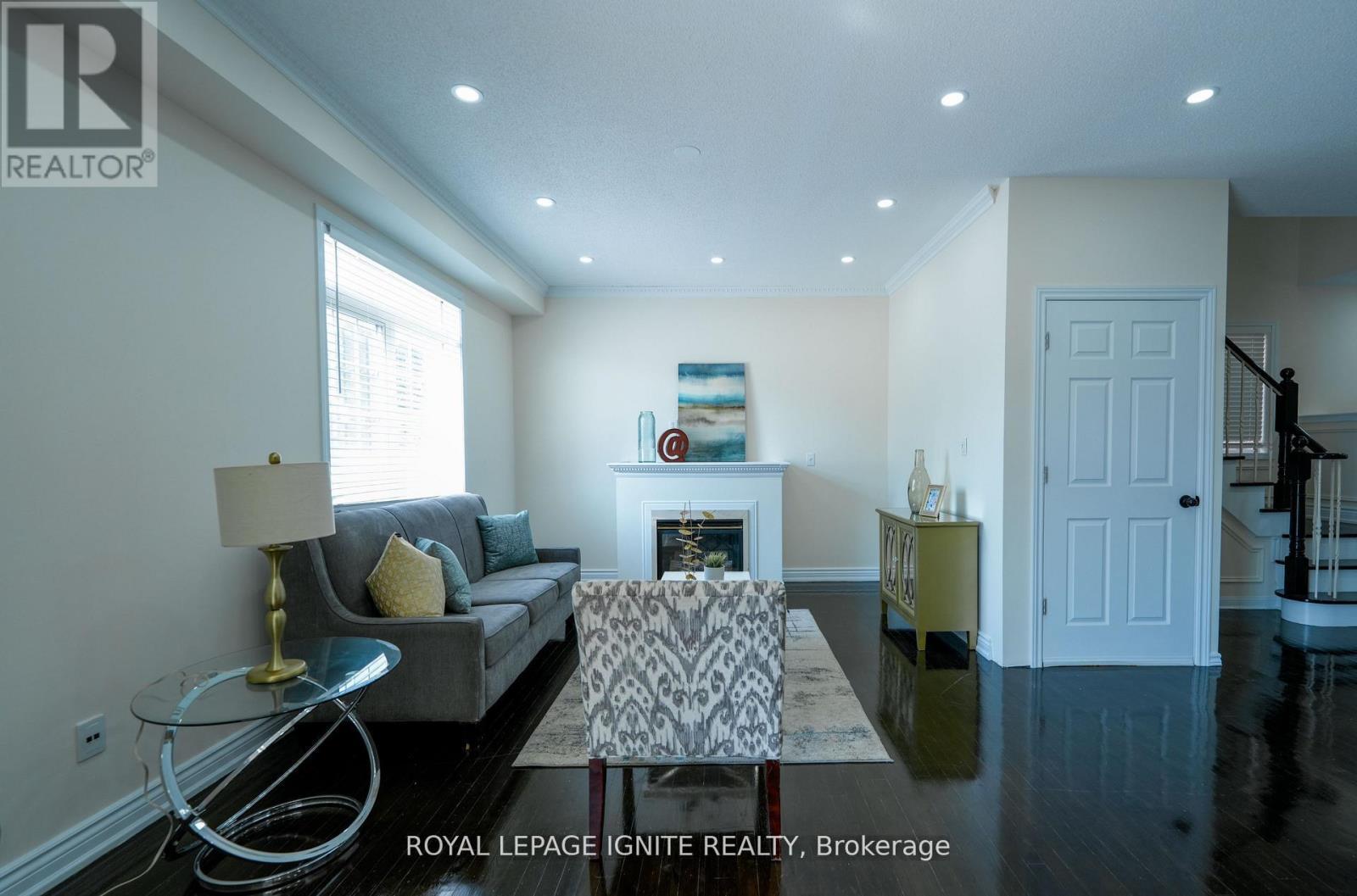 5 Dent Street, Ajax, ON - Indoor Photo Showing Other Room With Fireplace