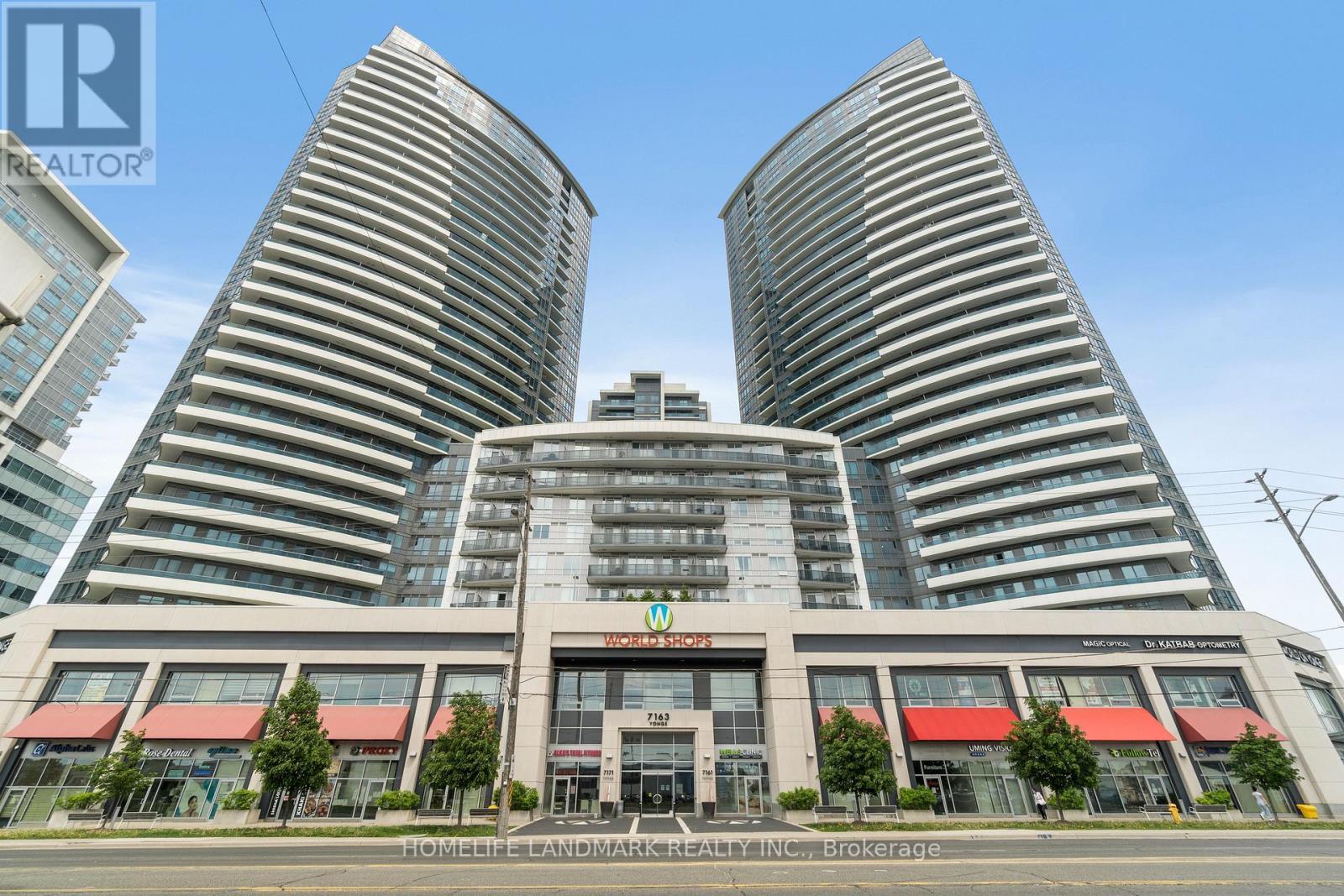 1123 - 7161 Yonge Street, Markham, ON - Outdoor With Facade
