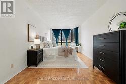 Primary Bedroom overlooks the park -
