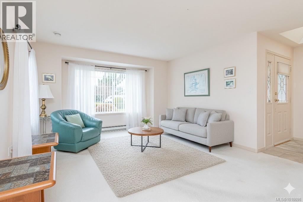 VIRTUALLY STAGED Living Room - 751 Anson Pl, Qualicum Beach, BC - Indoor Photo Showing Living Room
